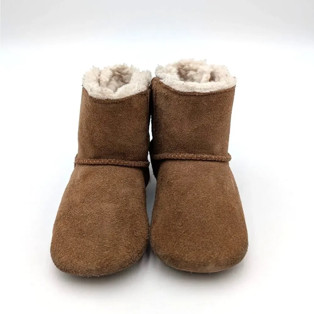 UGG Bailey Bow Boots Fixed Bow Baby Kids' Chestnut Size US 04/05 EU20.5